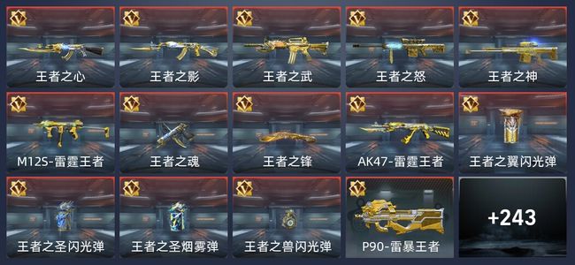 穿越火线：枪战王者V8 14王者 272英雄武器 11英雄角色 520万化 枪王