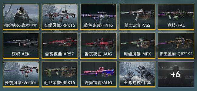 暗区突围库存价值26.1M 2手套 5近战武器 1金套装 12金枪皮 信誉5级 暗区传说