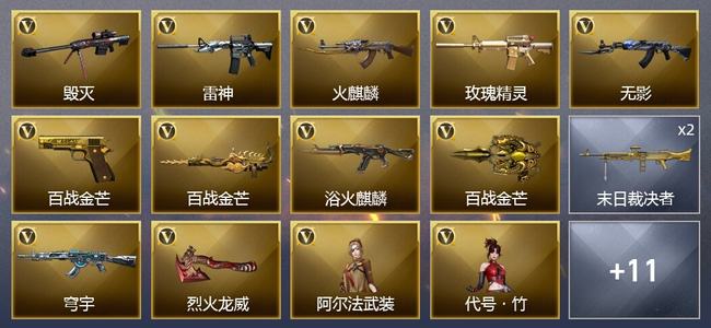 穿越火线（CF）12V武器 2V角色 6皮肤 可排位 新锐