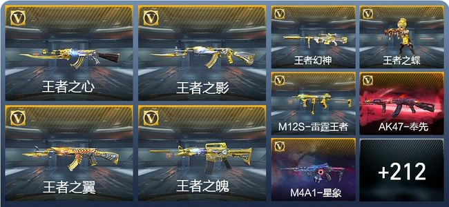 穿越火线：枪战王者V9 20王者武器 248英雄武器 6英雄角色 509万化 枪皇SSS