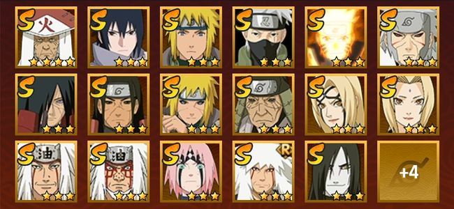 火影忍者V13 40S忍 52A忍 264忍 4390S碎片 23通灵 100W战力 前500名 暗部