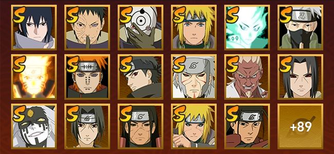 火影忍者V14 40S忍 70A忍 110忍 1000W战力 见习