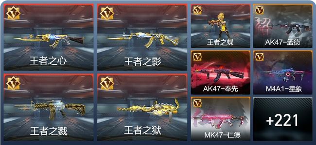 穿越火线：枪战王者V7 12王者 250英雄武器 5英雄角色 434万化 传奇