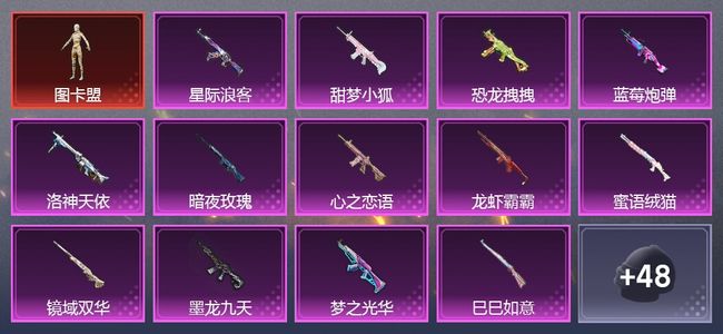 和平精英3载具 20升级枪 33粉装 334枪皮 896套装 13,2895热力 18印记 白银