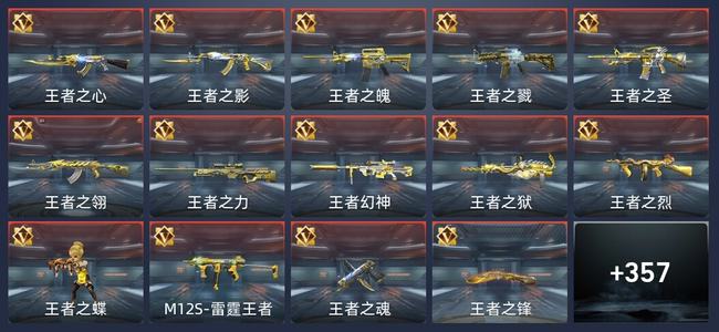 穿越火线：枪战王者V9 47王者 353英雄武器 18英雄角色 651万化 专家S