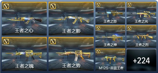 穿越火线：枪战王者V9 32王者武器 233英雄武器 11英雄角色 457万化 大师