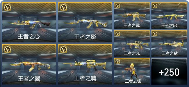 穿越火线：枪战王者18王者武器 259英雄武器 9英雄角色 513万化 大师