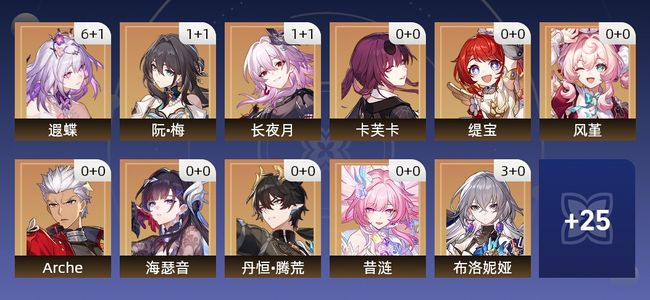 崩坏：星穹铁道37黄 26角色黄 11光锥黄 14五星角色 6五星光锥 70级 女主