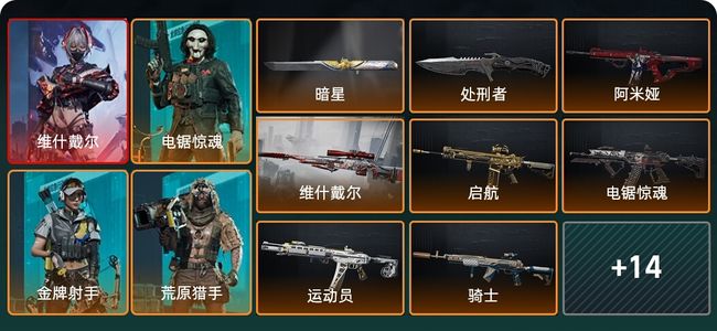 三角洲行动总资产41.8M 5干员外观 2近战 20传说枪械 烽火：黑鹰 战场：列兵