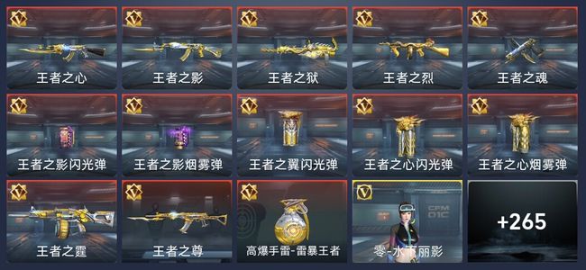 穿越火线：枪战王者13王者 272英雄武器 7英雄角色 584万化 枪王SS