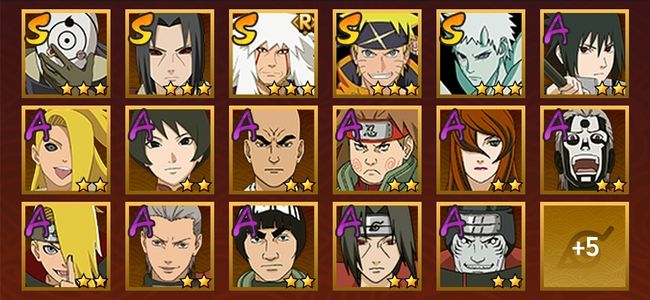 火影忍者V5 5S忍 17A忍 84忍 572S碎片 13通灵 400W战力 影级