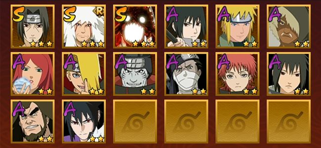 火影忍者V7 3S忍 11A忍 53忍 423S碎片 10通灵 200W战力 上忍