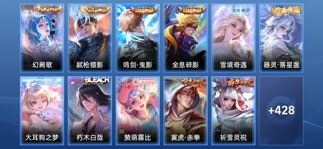 王者荣耀【苹果版】V10 4典藏 1无双 41传说 131史诗 440皮肤 荣耀王者