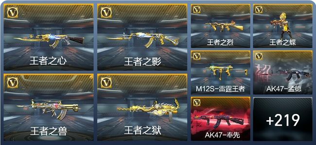 穿越火线：枪战王者V6 15王者武器 281英雄武器 4英雄角色 枪王S