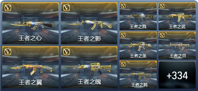 穿越火线：枪战王者V10 46王者武器 375英雄武器 12英雄角色 805万化 大师