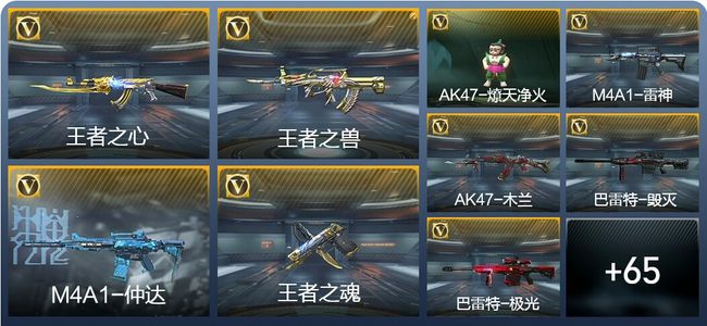 穿越火线：枪战王者4王者武器 75英雄武器 1英雄角色 88万化 专家S