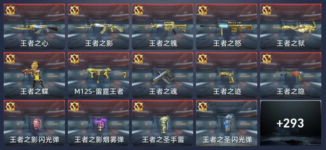 穿越火线：枪战王者V6 25王者 299英雄武器 8英雄角色 661万化 专家