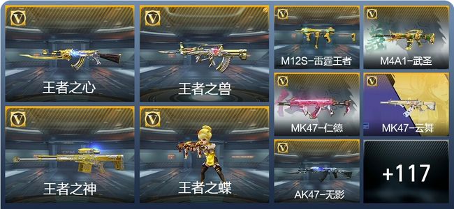 穿越火线：枪战王者6王者武器 126英雄武器 2英雄角色 226万化 专家S