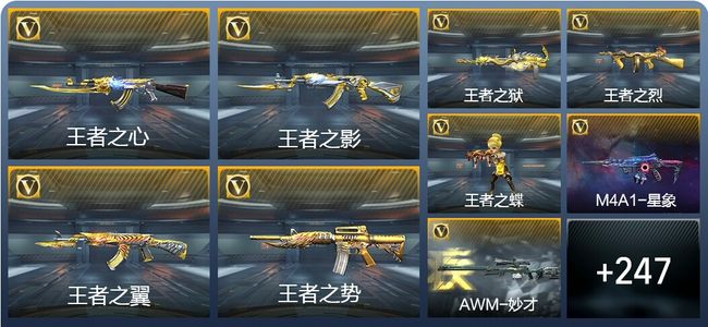 穿越火线：枪战王者V9 24王者武器 278英雄武器 5英雄角色 枪王SSS