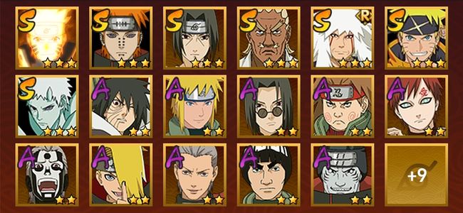 火影忍者V6 7S忍 19A忍 84忍 864S碎片 13通灵 400W战力 上忍