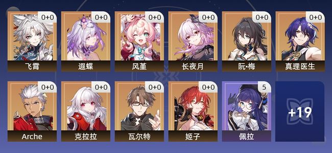 崩坏：星穹铁道12黄 10角色黄 2光锥黄 10五星角色 2五星光锥 32级 女主