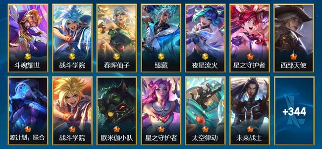 英雄联盟手游（lol手游）5神话 51传说 171史诗 358皮肤 133英雄 铂金