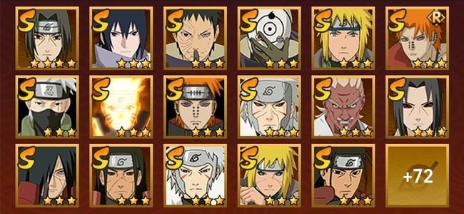 火影忍者V13 33S忍 56A忍 258忍 4188S碎片 20通灵 1000W战力 前1000名 上忍