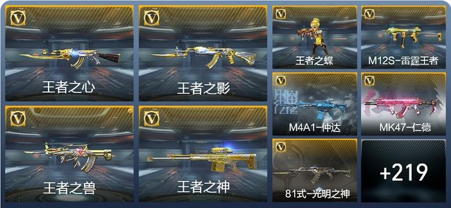 穿越火线：枪战王者V3 9王者武器 228英雄武器 10英雄角色 332万化 新锐