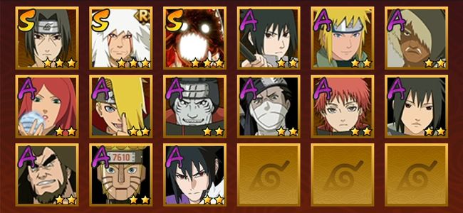 火影忍者V7 3S忍 12A忍 57忍 441S碎片 10通灵 200W战力 上忍