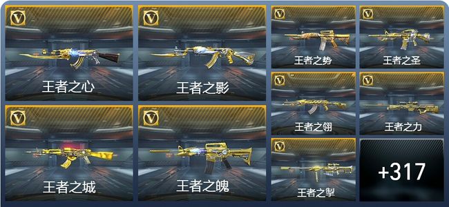 穿越火线：枪战王者V9 40王者武器 326英雄武器 15英雄角色 451万化 枪皇SSS