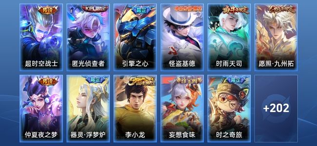 王者荣耀V6 7传说 45史诗 219皮肤 122英雄 绝世王者