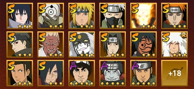 火影忍者V10 14S忍 21A忍 127忍 1681S碎片 18通灵 800W战力 前500名 上忍