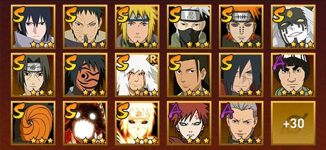 火影忍者V10 16S忍 31A忍 146忍 1888S碎片 17通灵 700W战力 上忍