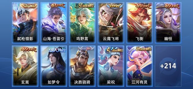 王者荣耀V7 1典藏 3传说 61史诗 225皮肤 至尊星耀IV