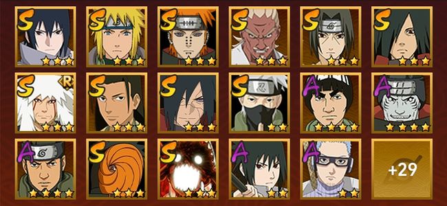 火影忍者V11 12S忍 34A忍 152忍 1723S碎片 16通灵 500W战力 暗部