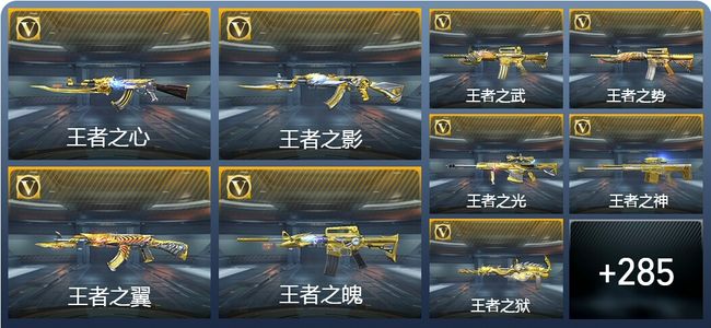 穿越火线：枪战王者V9 30王者武器 294英雄武器 12英雄角色 667万化 大师SS