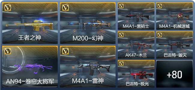 穿越火线：枪战王者2王者武器 89英雄武器 2英雄角色 123万化 传奇