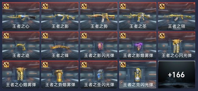 穿越火线：枪战王者16王者 175英雄武器 5英雄角色 335万化 专家S