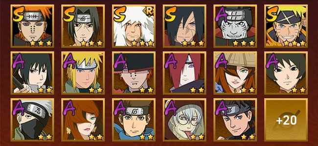 火影忍者V11 5S忍 33A忍 110忍 804S碎片 14通灵 400W战力 中忍