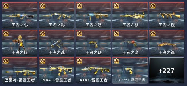 穿越火线：枪战王者33王者 231英雄武器 10英雄角色 373万化 精英