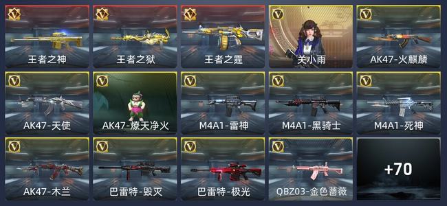 穿越火线：枪战王者3王者 83英雄武器 1英雄角色 131万化 新锐