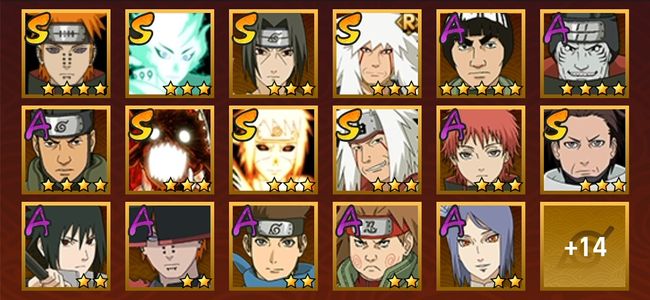 火影忍者V11 8S忍 23A忍 117忍 1252S碎片 19通灵 800W战力 前50名 暗部