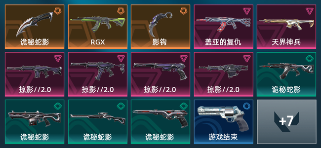 无畏契约3橙皮 6紫皮 25皮肤 12510皮肤总价值 365已用源晶 白银