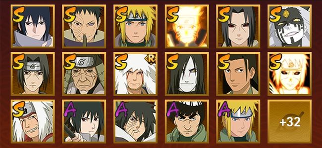 火影忍者14S忍 36A忍 50忍 100W内战力 见习