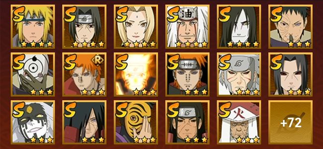 火影忍者V11 38S忍 51A忍 263忍 4862S碎片 23通灵 1000W战力 前500名 上忍