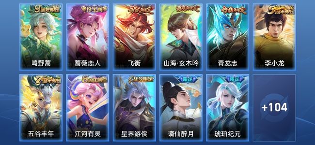 王者荣耀V5 1传说 37史诗 117皮肤 112英雄 至尊星耀IV