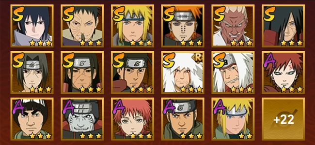 火影忍者V7 11S忍 28A忍 148忍 1327S碎片 14通灵 400W战力 前1000名 暗部