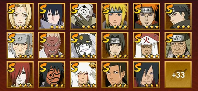 火影忍者V10 18S忍 32A忍 158忍 2397S碎片 19通灵 1000W战力 前500名 见习