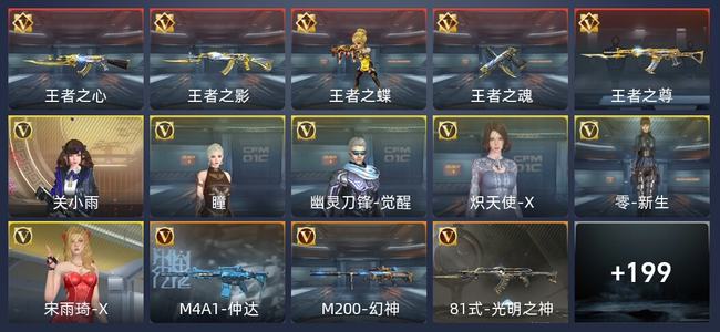穿越火线：枪战王者V3 5王者 207英雄武器 6英雄角色 337万化 新锐