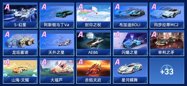 QQ飞车手游V6 32永久A车 47永久赛车 24宠物 女号 星耀
